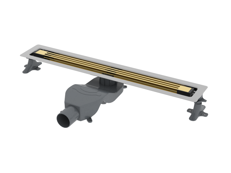 Душевой лоток Boheme B&T INFINITY 80см, нерж.сталь ЗОЛОТО