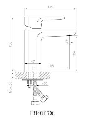Смеситель для раковины Koller Pool TREND TR0200