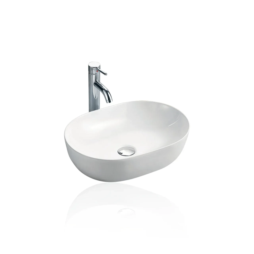 Умывальник на столешницу 485х350 мм Koller Pool ROUND RN-0485-WB