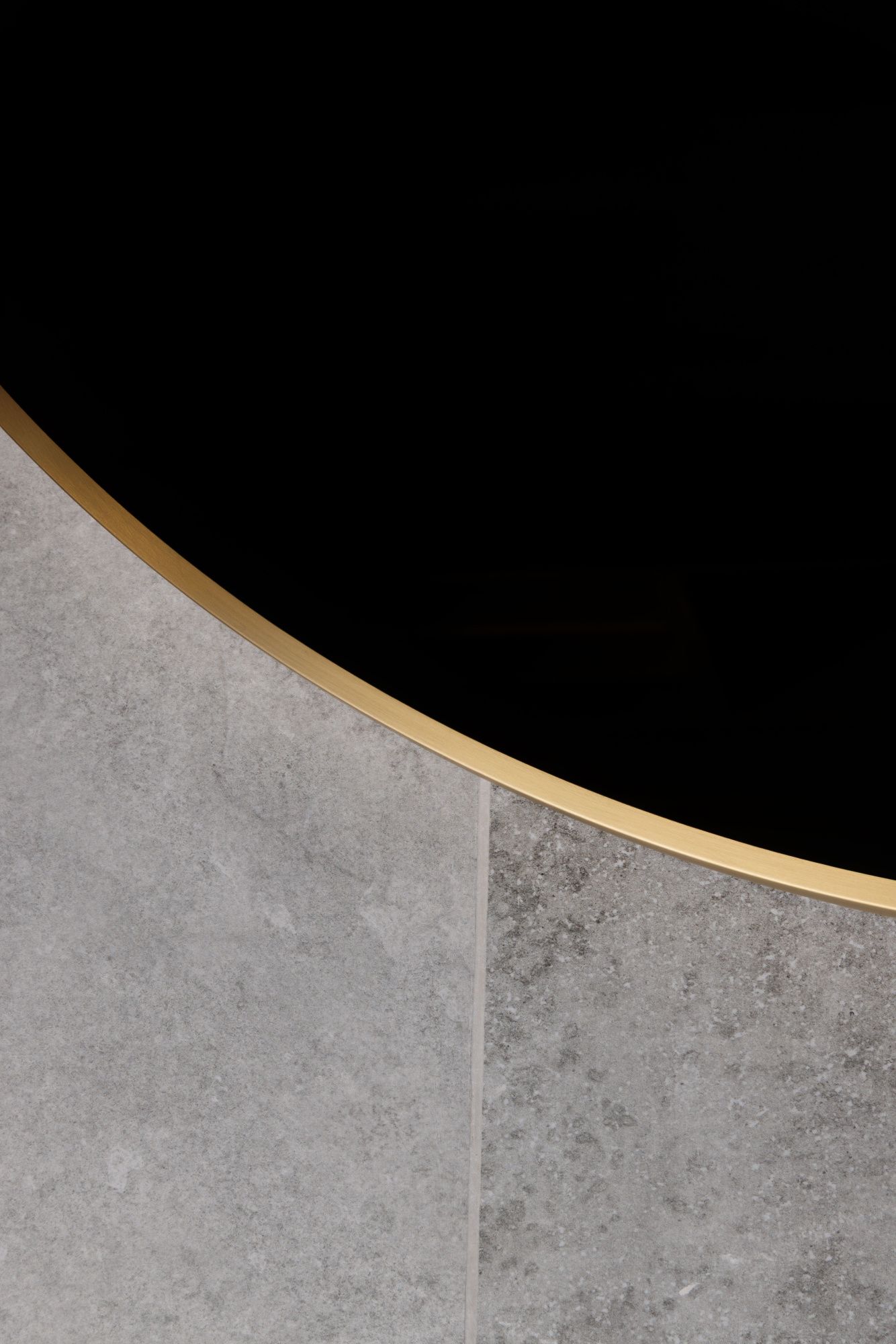 Зеркало круглое с LED подсветкой сенсор антипар 100х100 см Boheme 545-100-MG рама золото матовое