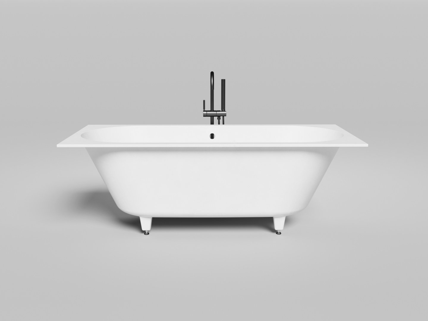 Ванна встраиваемая Salini ORNELLA AXIS 170x75 покраска по RAL полностью 103413MRF