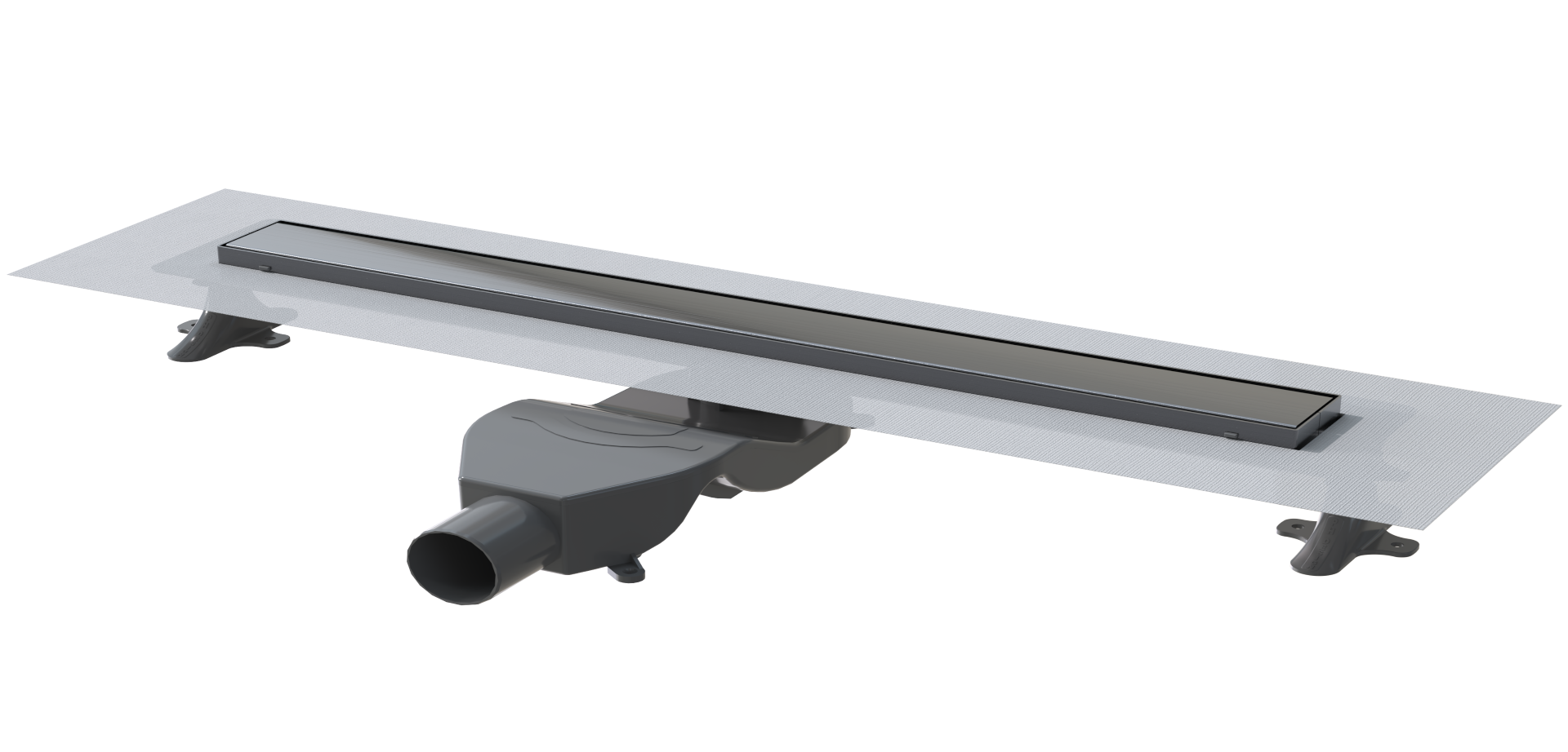 Душевой лоток  Boheme Premium linear 982-80-GM антрацит