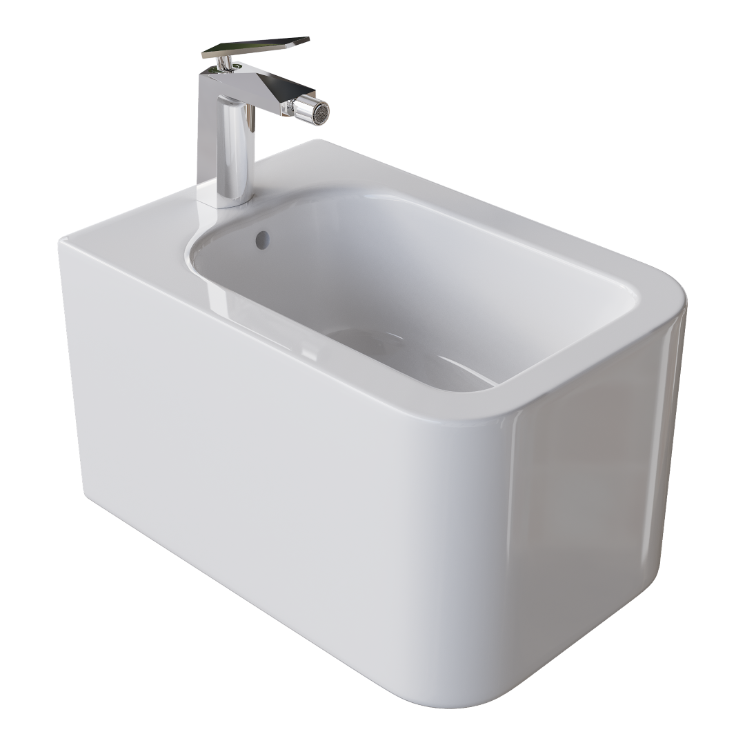 Биде подвесное  Boheme Mane 970-BDT-W белый