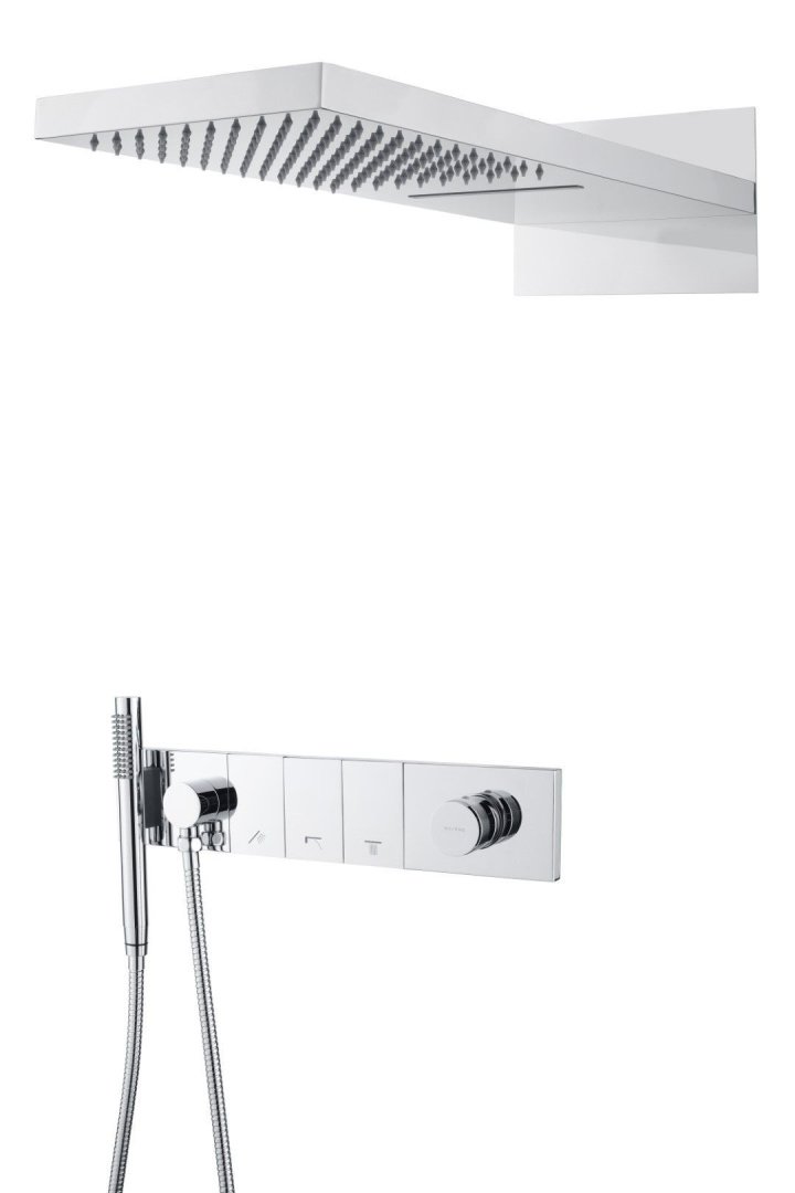 Встроенная душевая система 55х45х110 см Boheme ZODIAC 132-CR хром