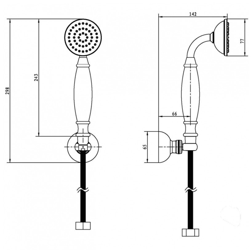 Душевой набор Boheme IMPERIALE 408-B