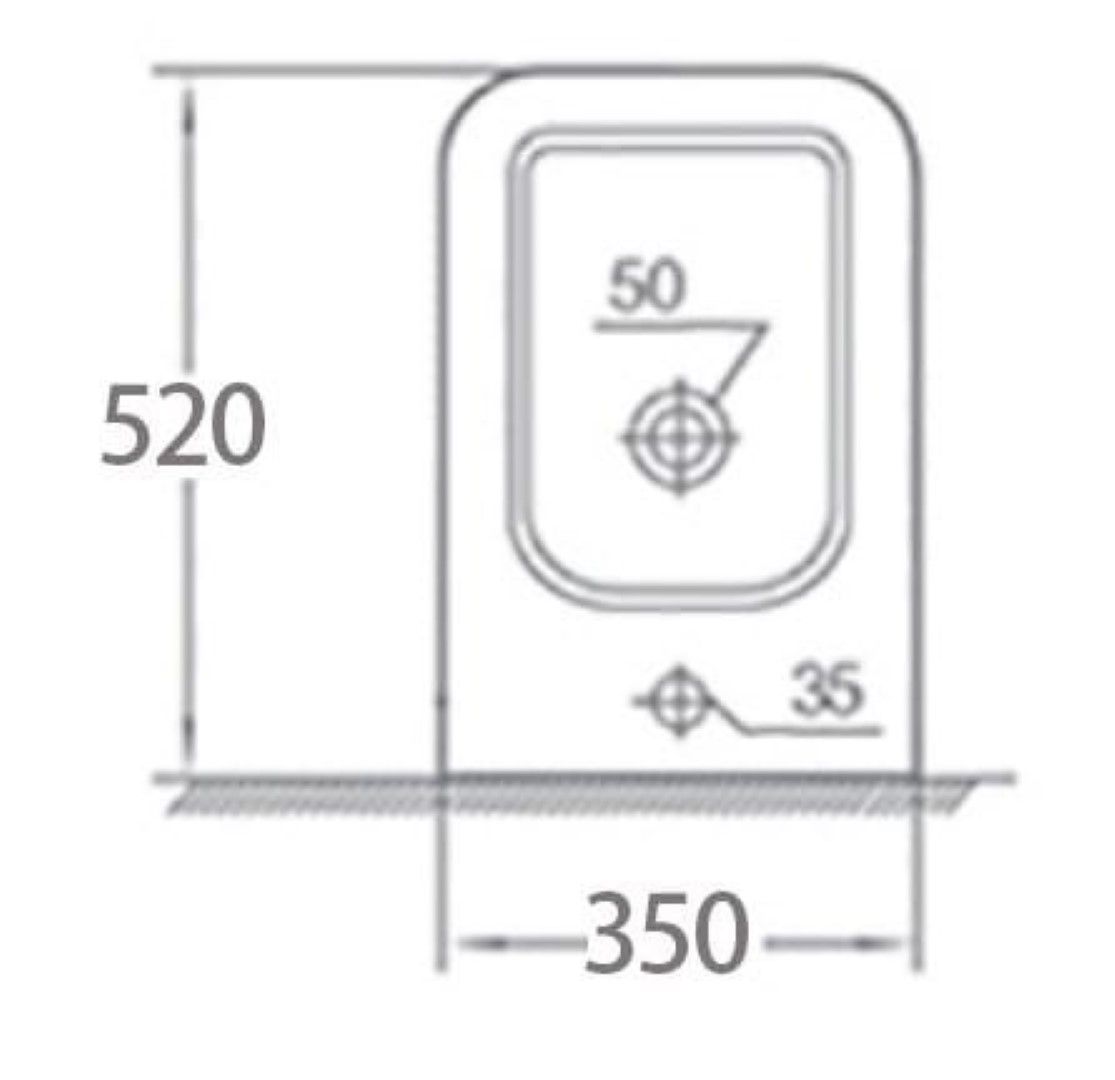 Биде подвесное  Boheme Mane 970-BDT-W белый