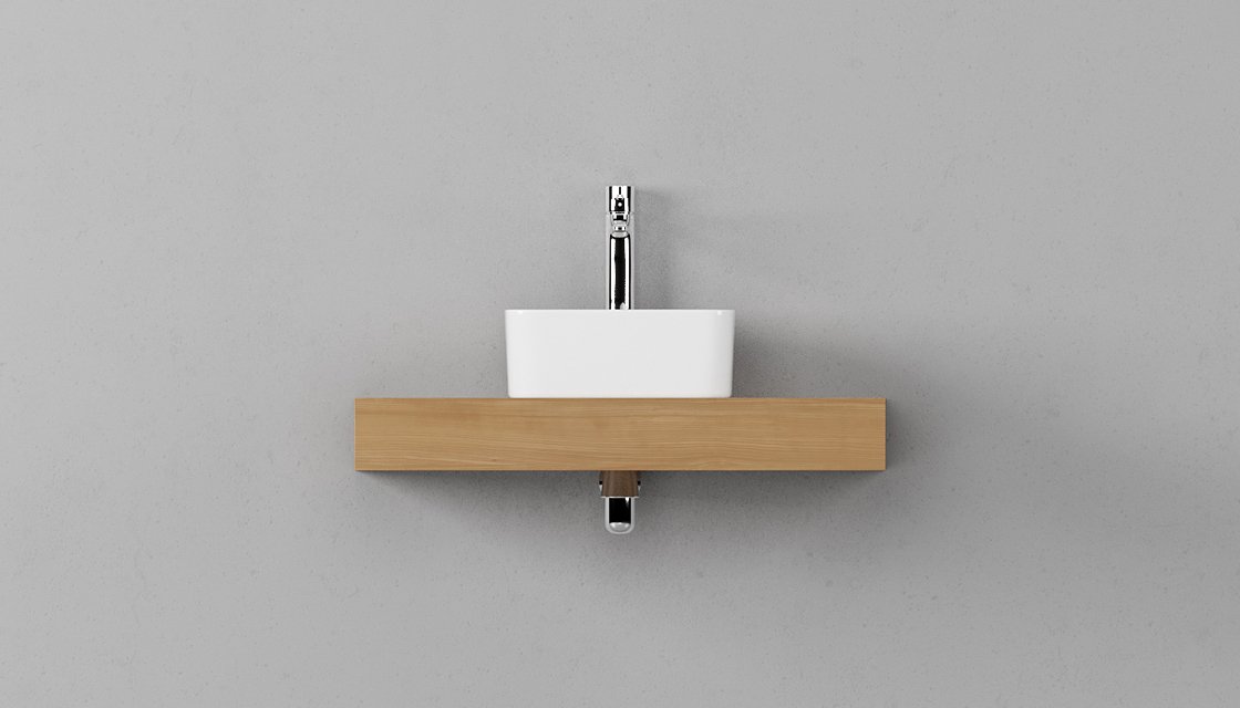 Столешница влагостойкая VELVEX Unit 80x50x11 дуб французский