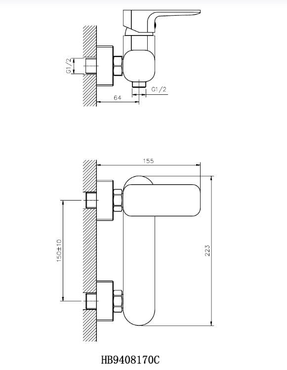 Смеситель для душа Koller Pool TREND TR0400