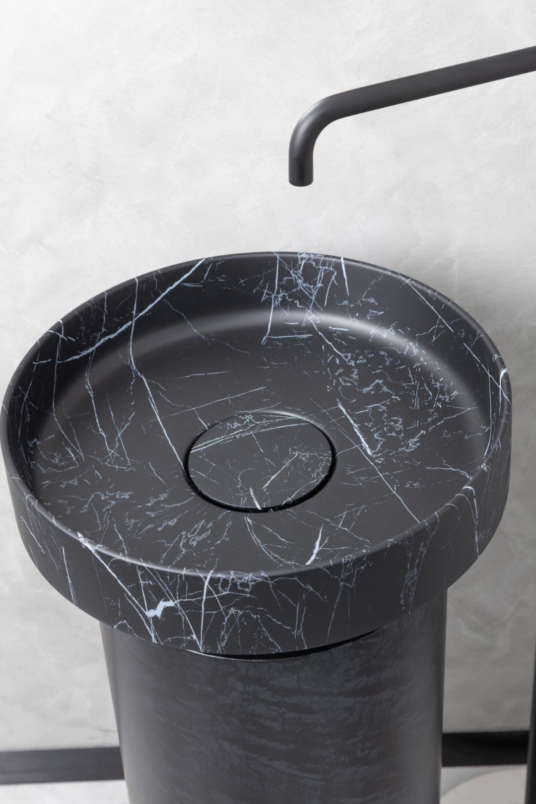 Пьедестал для раковины  Boheme Corian 801-base-bwood черное дерево