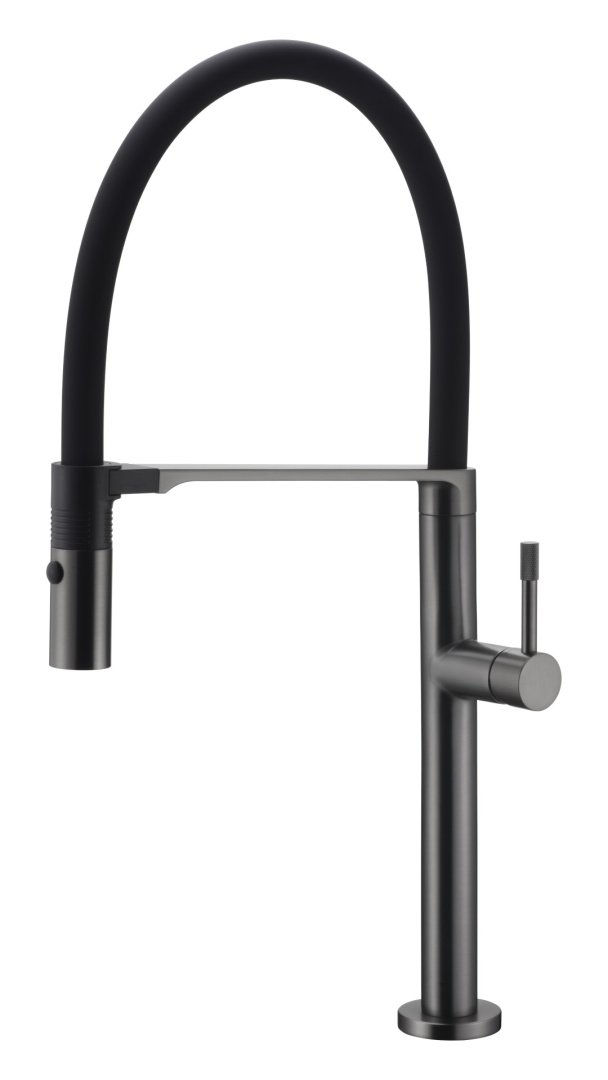 Смеситель для кухни Boheme UNO 114-GM GUN METALL