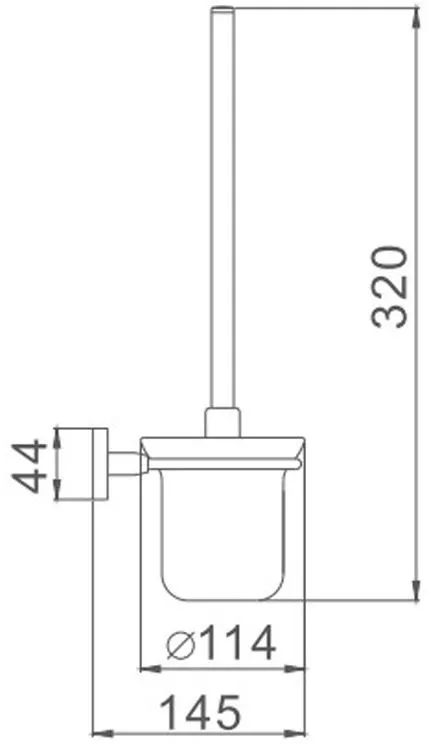 Держатель ершика Haiba HB8610
