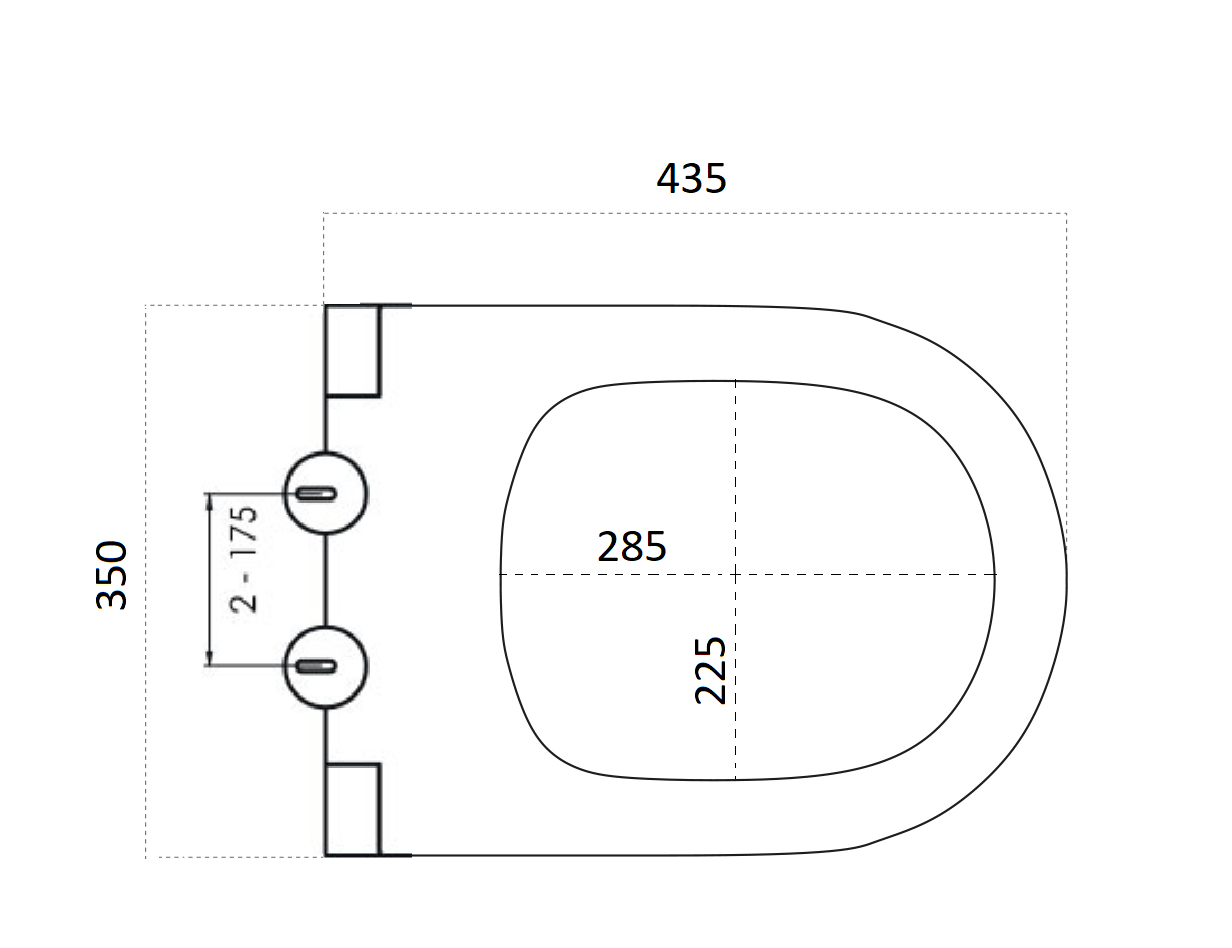 Сиденье для унитаза Boheme Avva 976-W Белый
