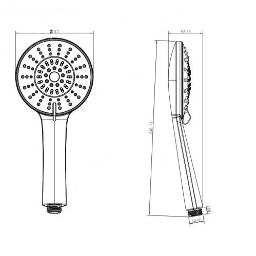 Ручной душ 5 режимов SH0530