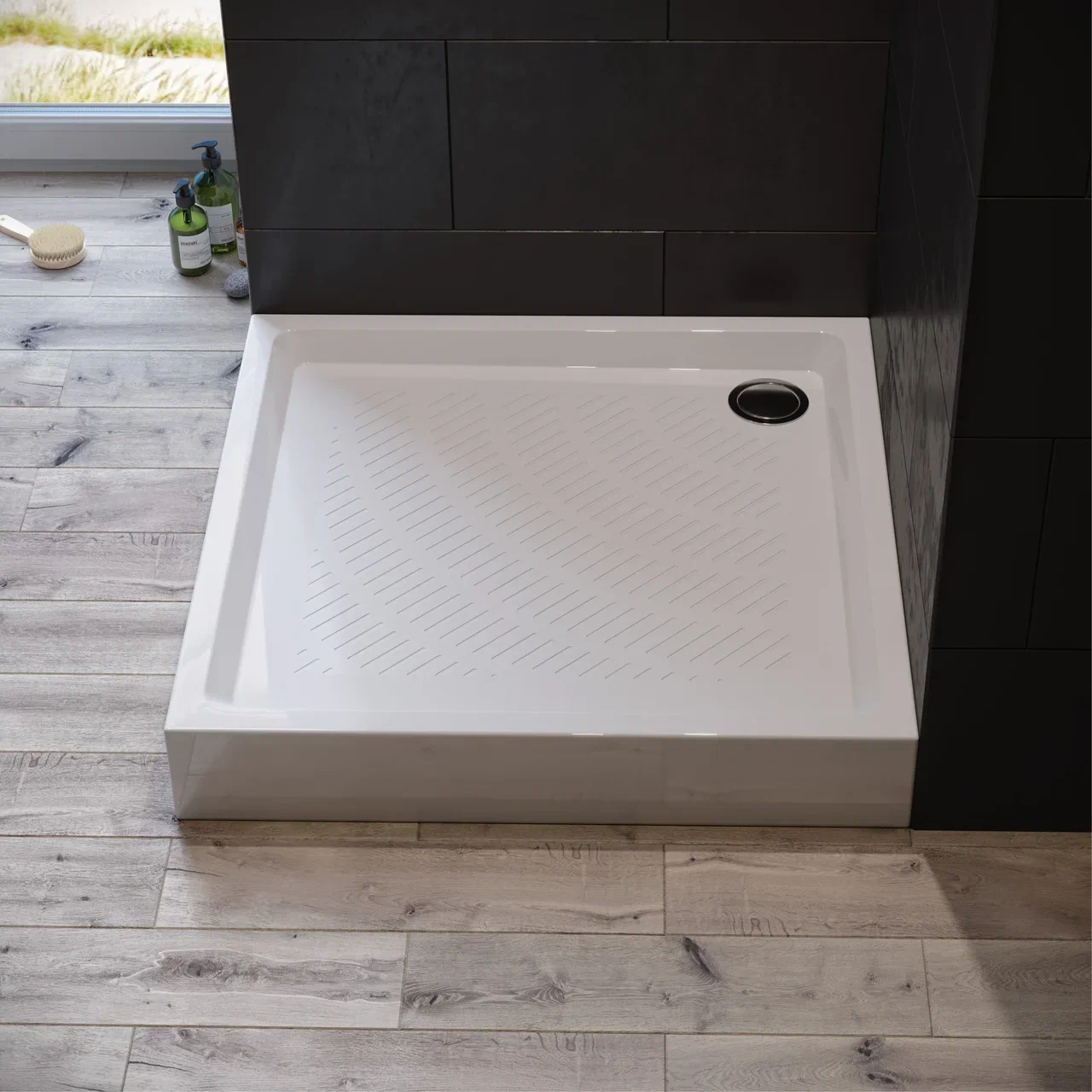 Поддон акриловй Koller Pool Round 80x80 квадратный