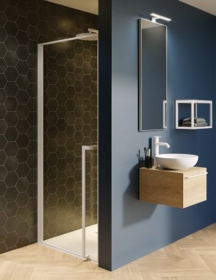 Душевая дверь 80x200 RIHO SZ LUCID GD101 BLACK