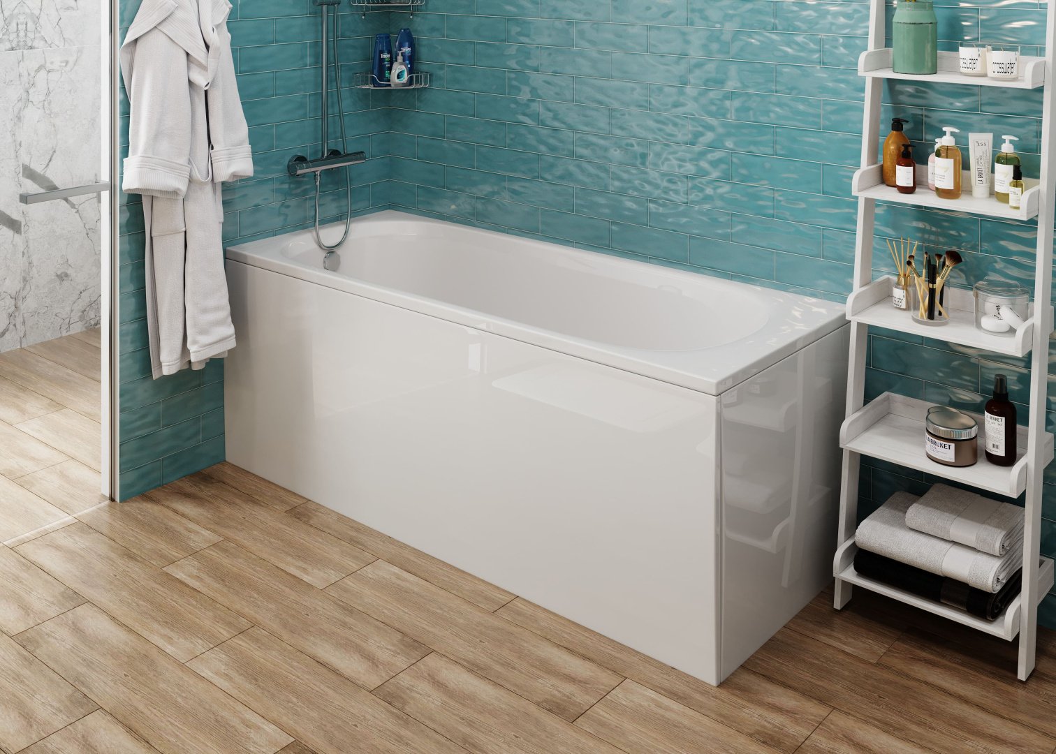 Акриловая ванна VAGNERPLAST KASANDRA 140x70