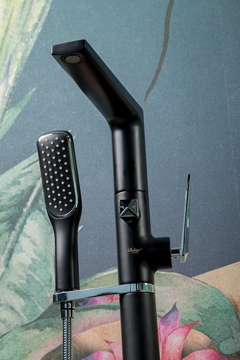 Смеситель врезной на борт ванны BOHEME Venturo 370-B