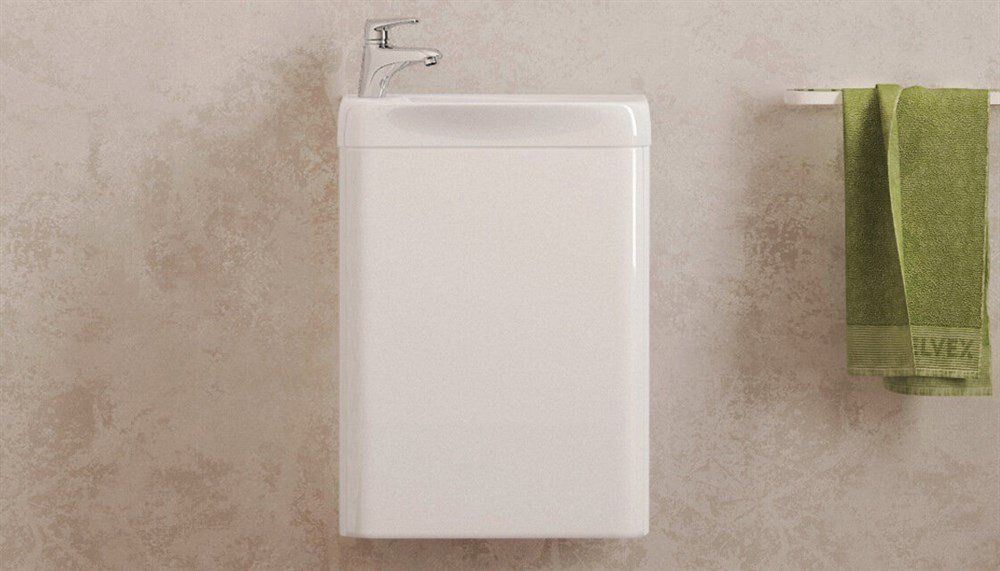 Тумба подвесная VELVEX Bio 40 белая под раковину VELVEX Bio 40