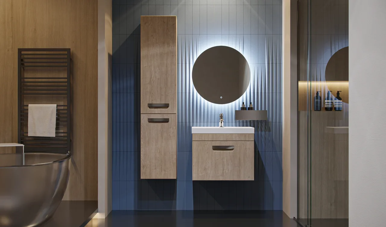 Пенал подвесной VELVEX Estea 160 дуб санремо