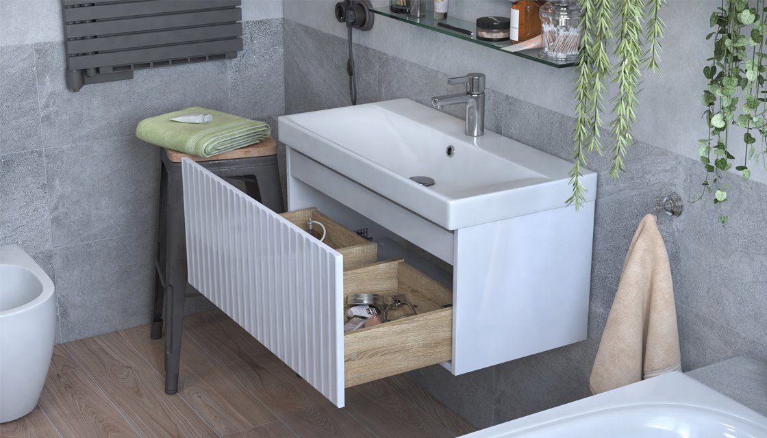 Тумба подвесная VELVEX Compo 60.1Y белый