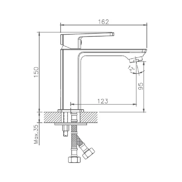 Смеситель для раковины Haiba HB10176