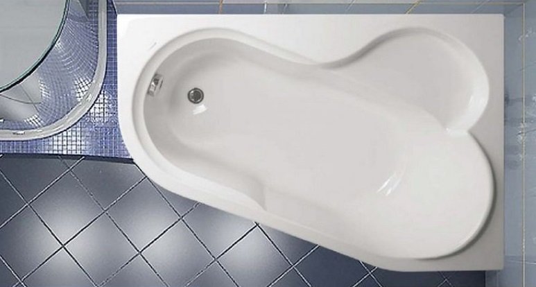 Акриловая ванна VAGNERPLAST SELENA 147x100 Right