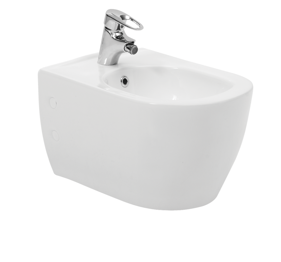 Подвесное биде глянцевое BOHEME Bianca 964-W