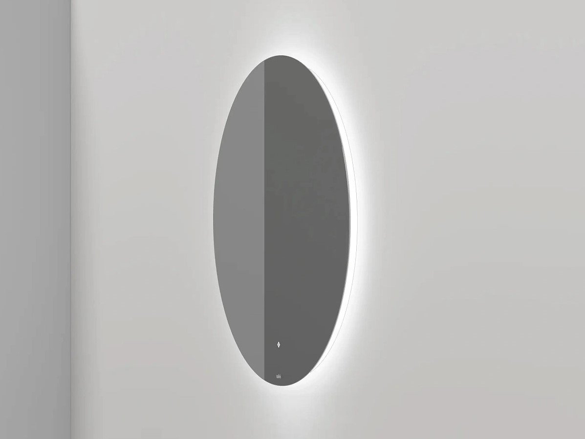 Зеркало для ванной с LED подсветкой, обогрев-антизапотевание, сенсорный выключатель, Ø100 см Salini OMBRA 27M0310BH