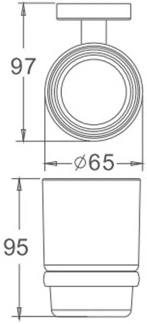 Держатель стакана Haiba HB8606