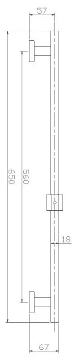 Стойка (690 мм) Haiba HB8012