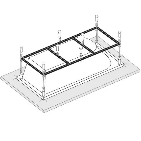 Каркас к ванне VAGNERPLAST Plejada 150x150