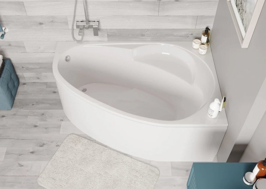 Акриловая ванна VAGNERPLAST FLORA 150x100 Right