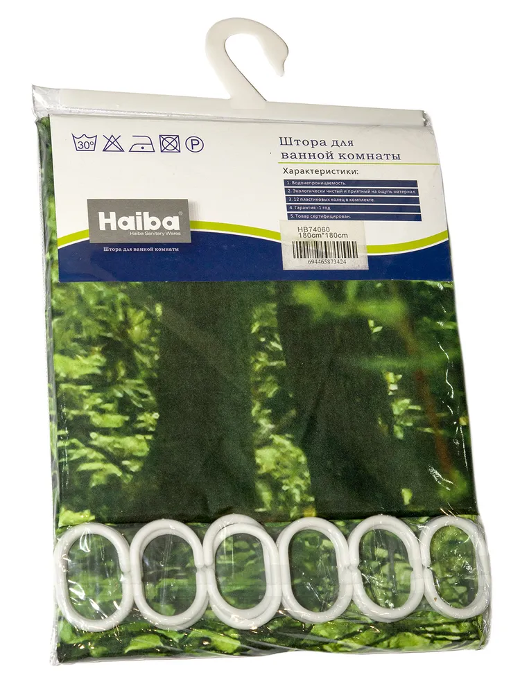Штора для ванной комнаты 180см*180 см Haiba HB74060