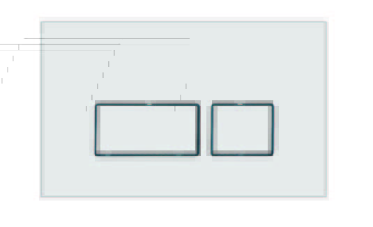 Кнопка для инсталляции механическая Boheme 664-W белая глянец