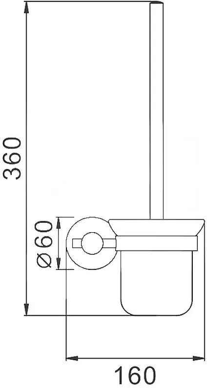 Ёршик туалетный Haiba HB8310
