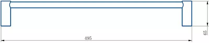 Держатель для полотенец одинарный Haiba HB8401