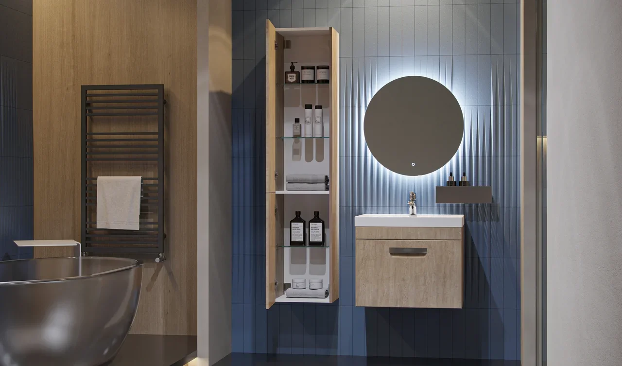 Пенал подвесной VELVEX Estea 160 дуб санремо