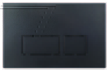 Кнопка для инсталляции механическая Boheme 664-B черная матовая