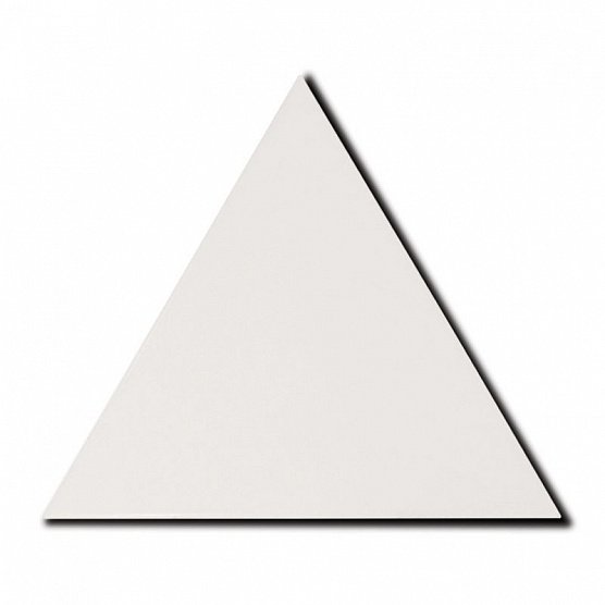 керамическая плитка equipe scale triangolo white matt 10,8x12,4 Белый