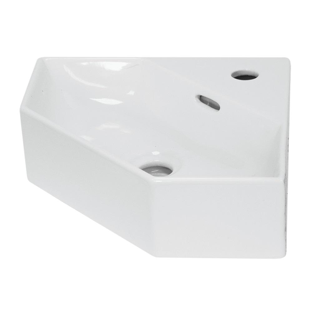 Раковина угловой 49,5x35,8 см Sanita luxe Line LIN35SLWB01 белый