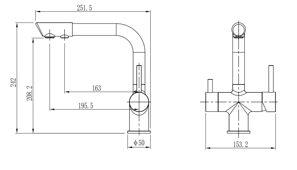 Смеситель для мойки DS09000F