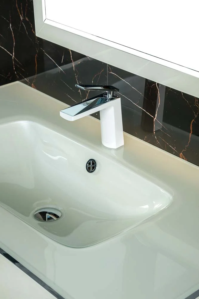 Столешница стекло 100 см моноблок Armadi Art 852-100-W Lucido