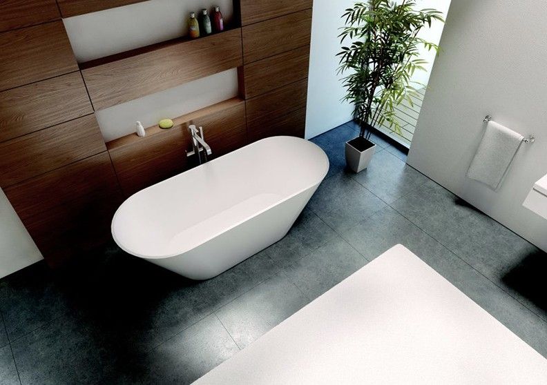 Овальная ванна из искусственного камня Riho Barcelona 170х70 белая BS0500500000000