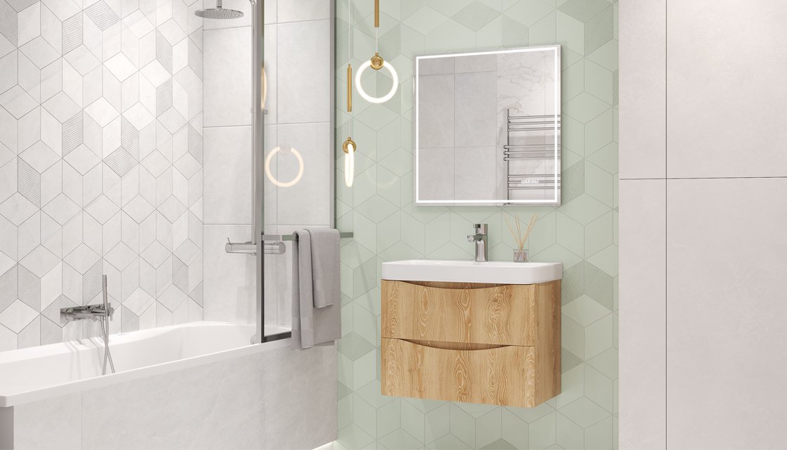 Тумба подвесная VELVEX Clay 70.2Y дуб верона