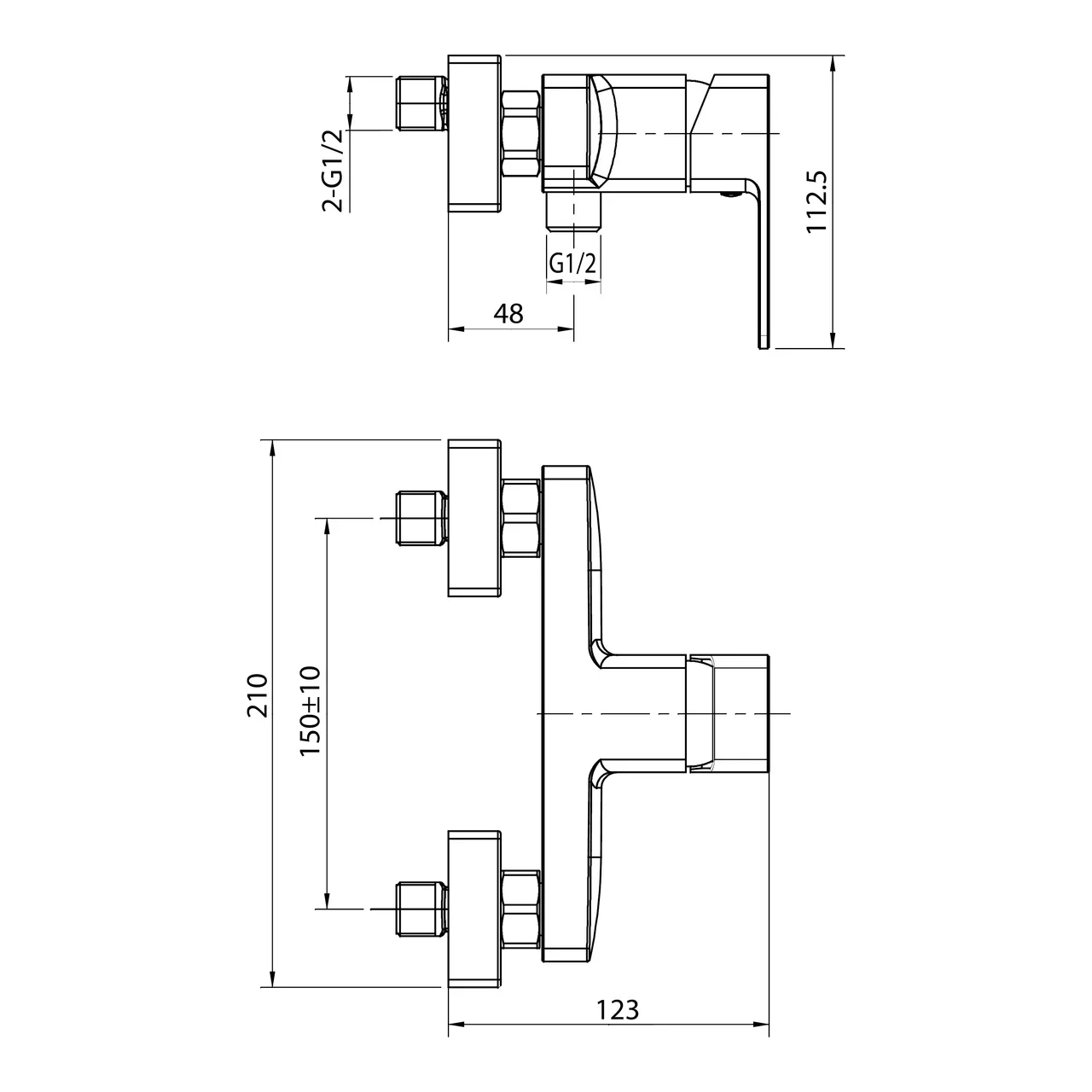 Смеситель для душа Koller Pool NEON NN0450