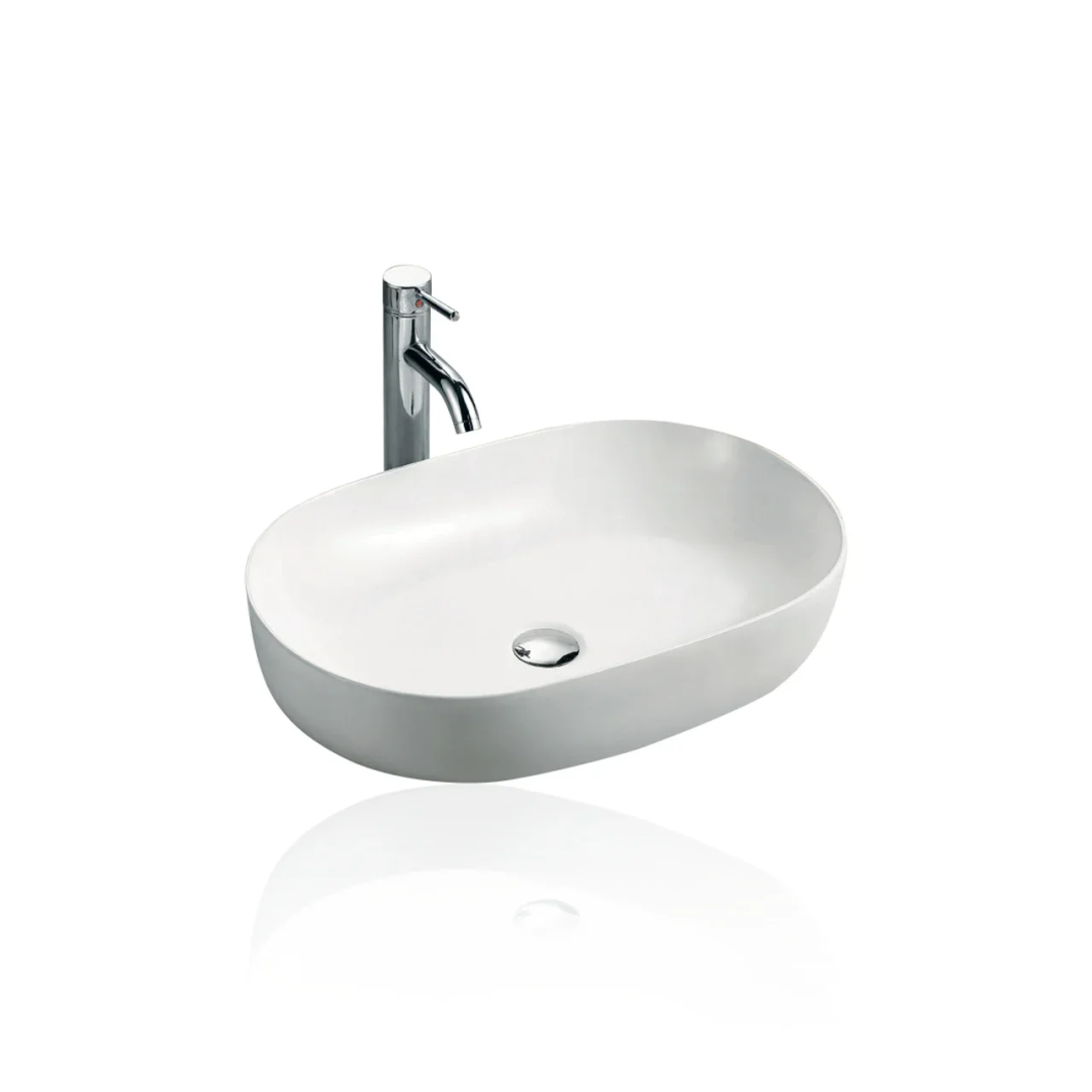 Умывальник на столешницу 600х415 мм Koller Pool ROUND RN-0600-WB