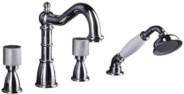 Cмеситель скрытого монтажа BOHEME Royal Cristal 396-Royal/CRST black