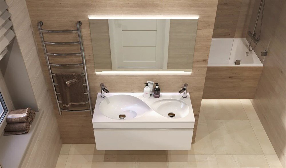 Раковина VELVEX Otto 100 белая