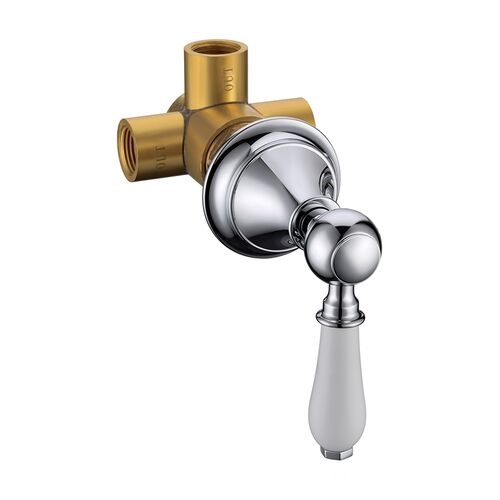 Дивертер встраиваемый Латунь Boheme BRILLANTE керамика 624-B