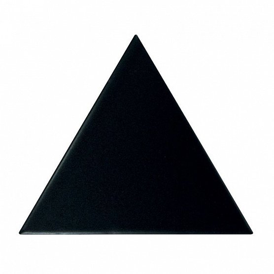 керамическая плитка equipe scale triangolo black matt 10,8x12,4 Черный